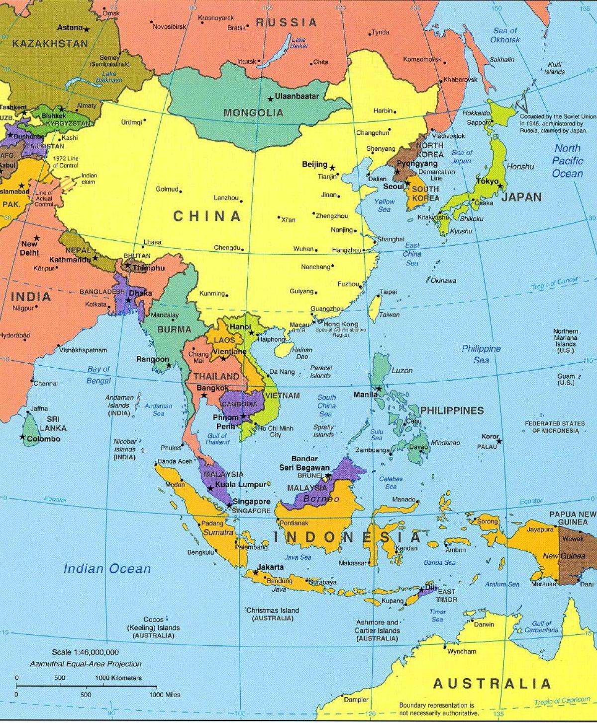 Taipei sijainti maailman kartalla