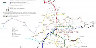 Kartta Taipei hsr-asemalta