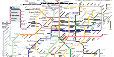 Metro Taipei kartta