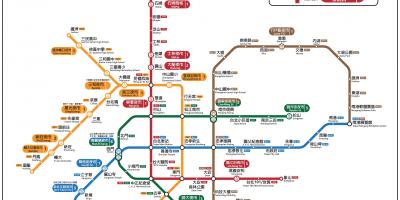 Kartta Taipei yö markkinoilla